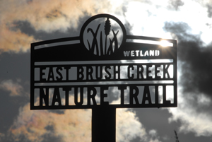 East Brush Creek Nature Trail Sign
