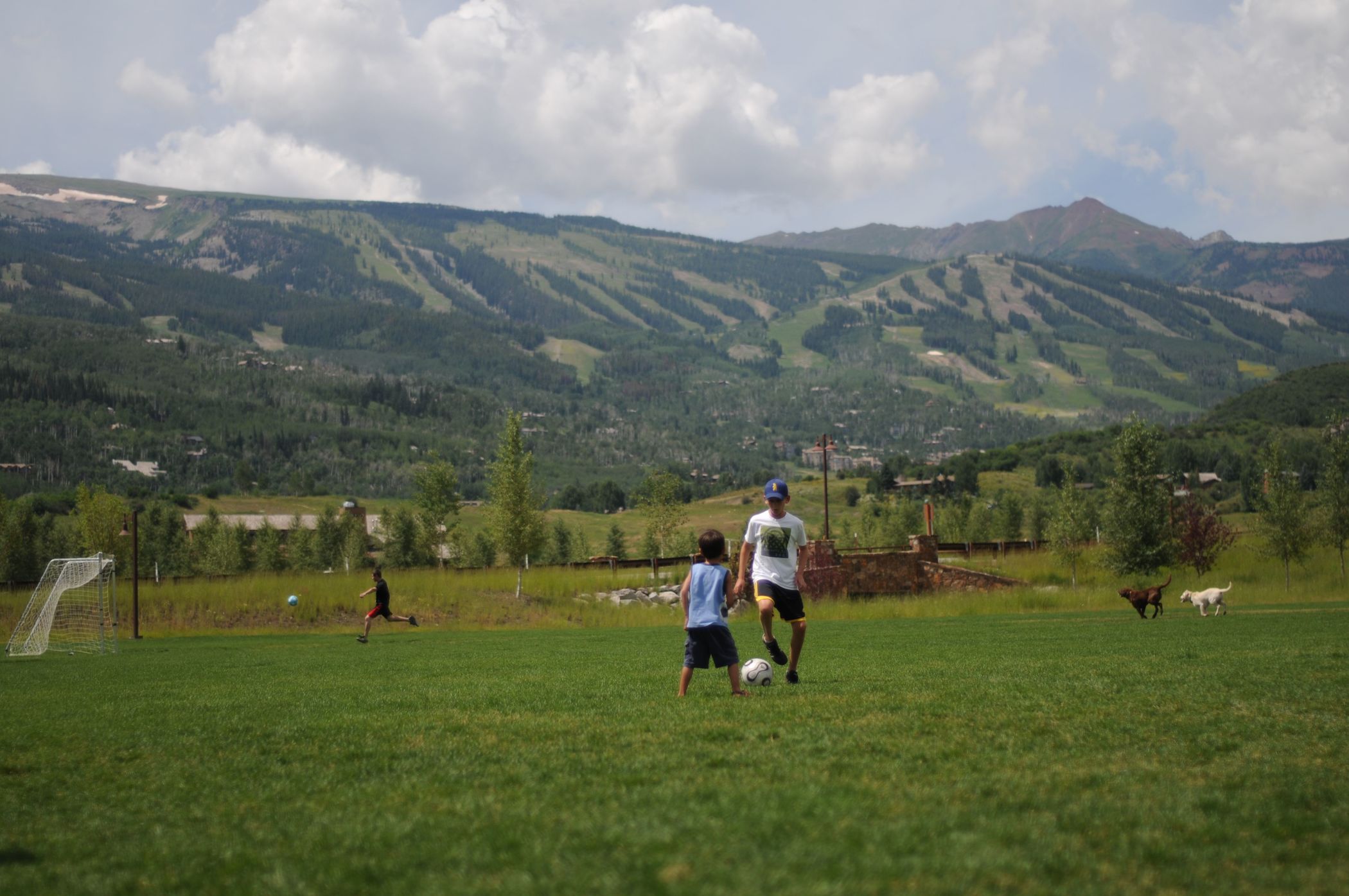 People Playing Soccer
